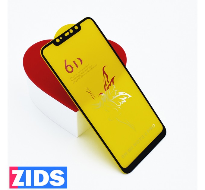 Защитное 3D стекло для Xiaomi Redmi Note 6 Pro черное
