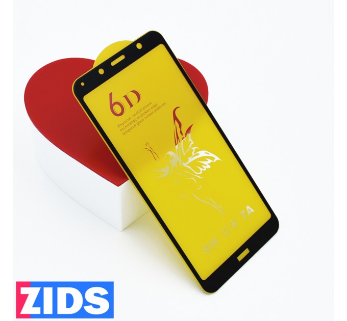 Защитное 3D стекло для Xiaomi Redmi 7A черное