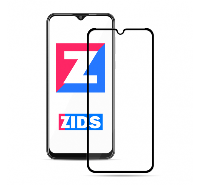 Защитное 3D стекло для ZTE Blade 20 Smart черное
