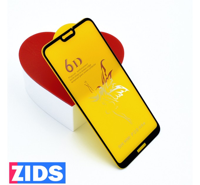 Защитное 3D стекло для Huawei P20 Lite/Nova 3e черное