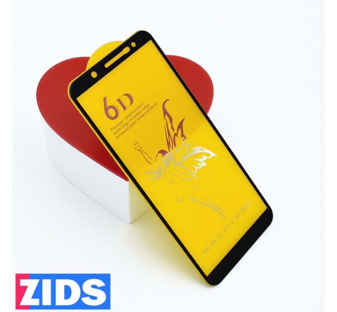 Защитное 3D стекло для Samsung Galaxy J6 2018 черное