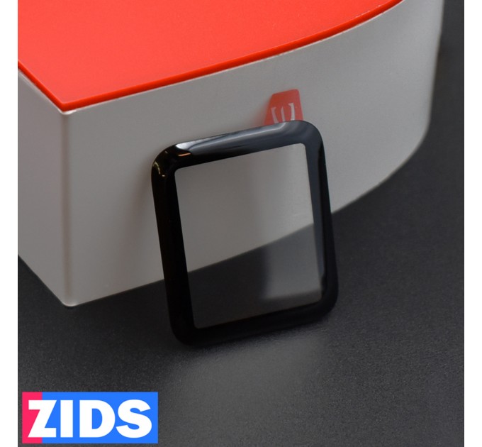 Защитное 3D стекло для Apple Watch 42 мм черное