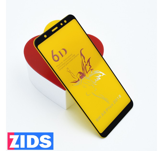 Защитное 3D стекло для Samsung Galaxy A6 Plus 2018/J8 2018 черное
