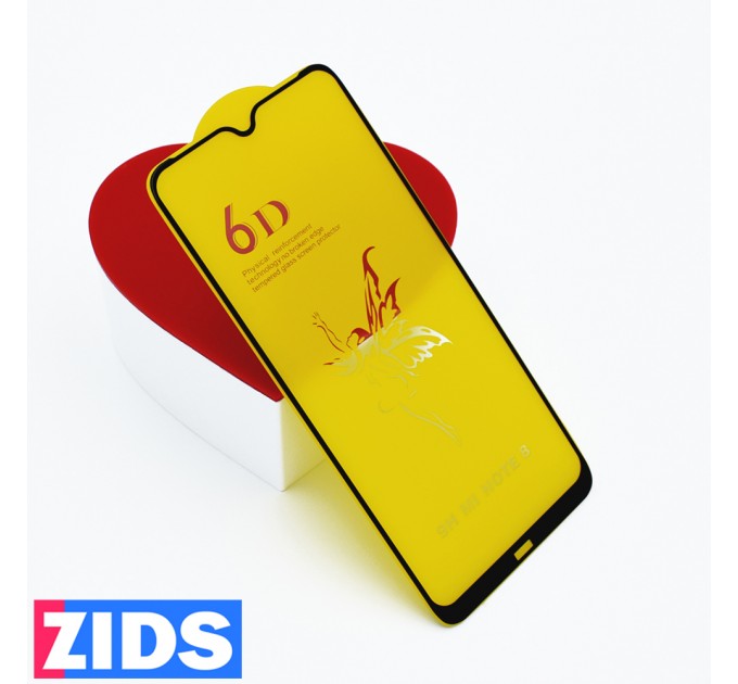 Защитное 3D стекло для Xiaomi Redmi Note 8 черное