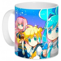 Кружка Hatsune Miku, Kagamine Twins, Kaito, Megurine Luka и Meiko