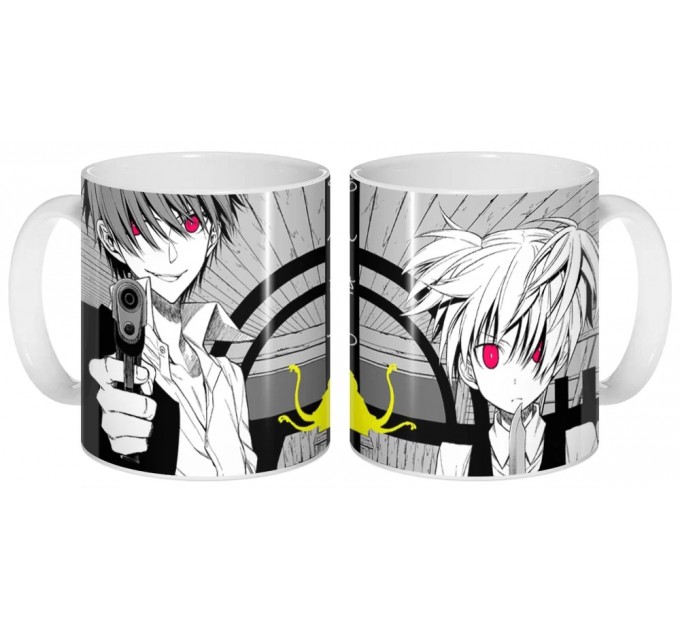 Кружка Ansatsu Kyoushitsu Monochrome - Nagisa Shiota and Karma Akabane 