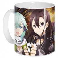 Кружка Sword Art Online Kazuto Kirigaya, Asuna Yuuki, Yuuki Konno, Sinon