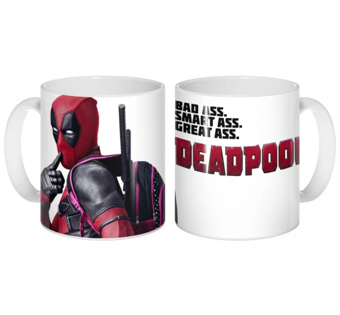 Кружка Deadpool - Bad Ass, Smart Ass, Great Ass 