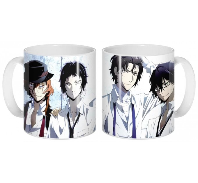 Кружка Bungou Stray Dogs Ryuunosuke, Chuuya, Osamu, Ranpo 