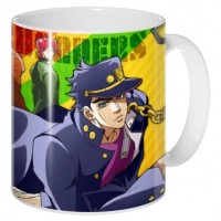 Кружка JoJo no Kimyou na Bouken Iggy, Jean, Joseph, Kakyoin, Kuujou, Mohammed