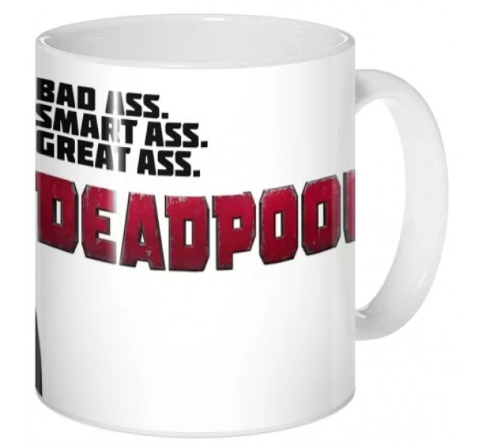 Кружка Deadpool - Bad Ass, Smart Ass, Great Ass 