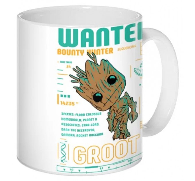 Кружка Guardians of the Galaxy WANTED GROOT 