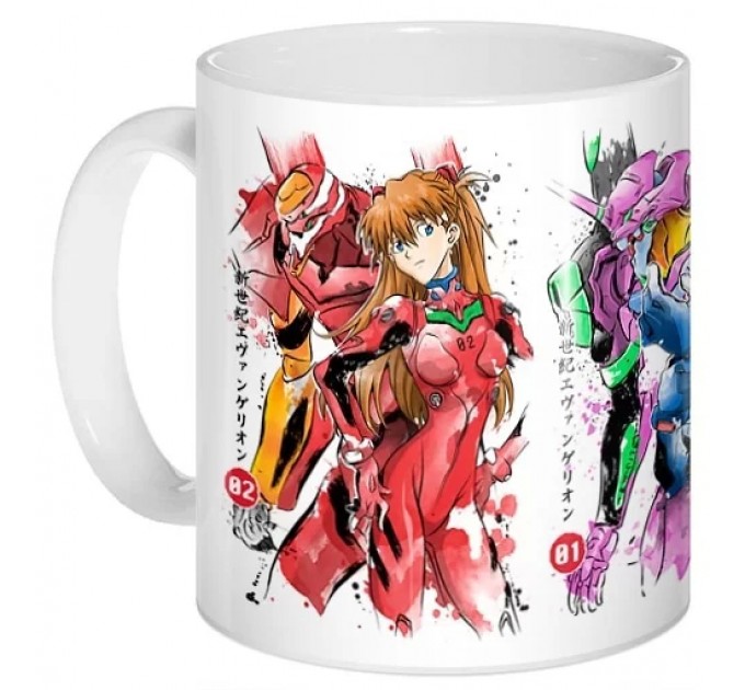 Кружка Evangelion - UNITs Watercolor 