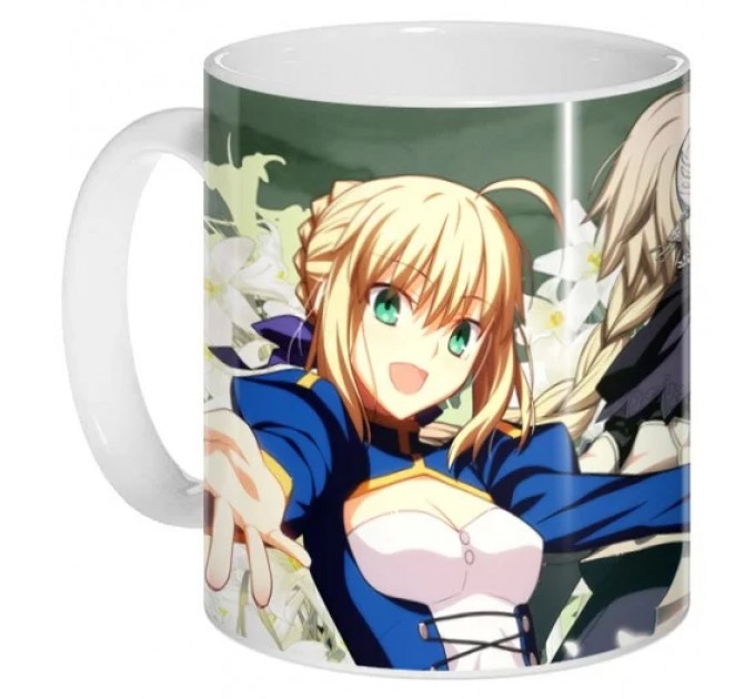 Кружка Fate Crossovers Saber, Joan of Arc, Saber Bride 