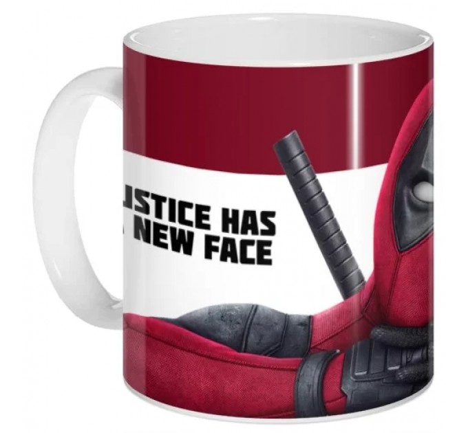 Кружка Deadpool - Justice has a new face 