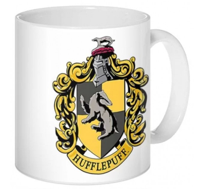 Кружка Harry Potter Hufflepuff crest 