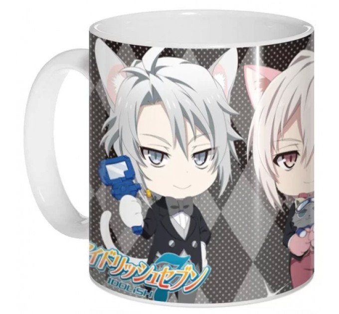 Кружка IDOLiSH7 - Chibi Kujou Tenn, Tsunashi Ryunosuke, Yaotome Gaku 