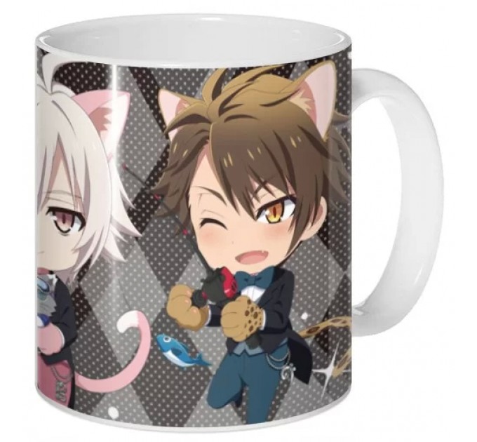 Кружка IDOLiSH7 - Chibi Kujou Tenn, Tsunashi Ryunosuke, Yaotome Gaku 