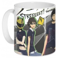 Кружка Durarara!!x2 - Celty, Shinra, Izaya, Mikado, Aoba