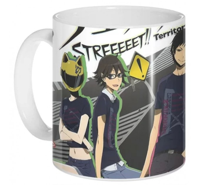 Кружка Durarara!!x2 - Celty, Shinra, Izaya, Mikado, Aoba 