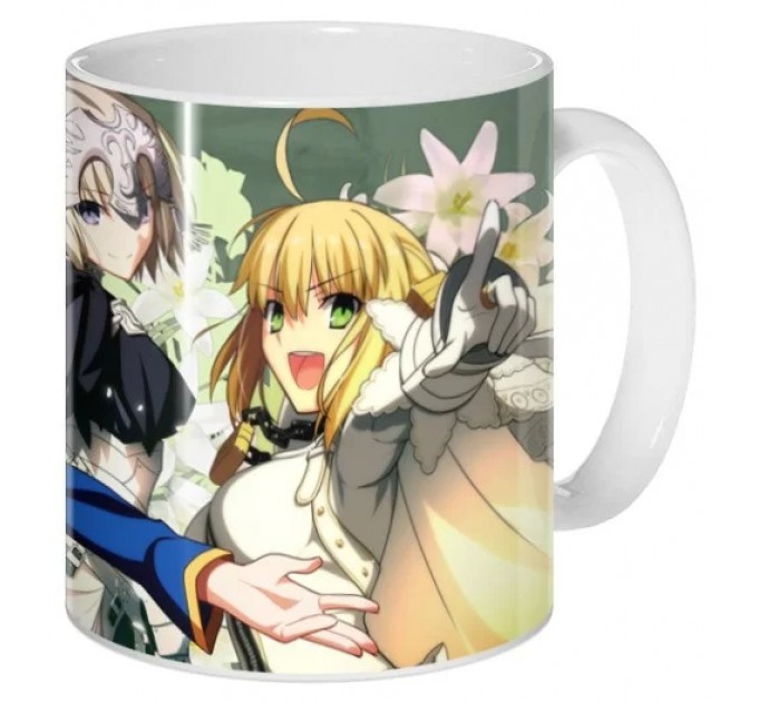 Кружка Fate Crossovers Saber, Joan of Arc, Saber Bride 