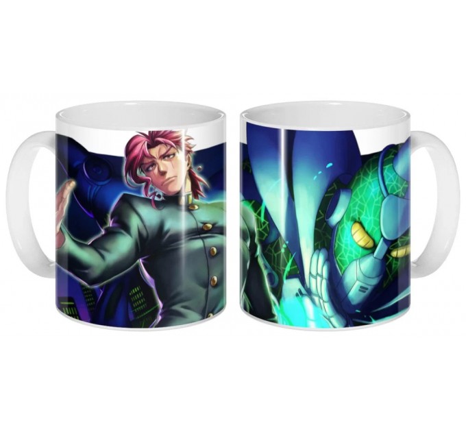 Кружка JoJo no Kimyou na Bouken Hierophant Green & Kakyoin Noriaki 