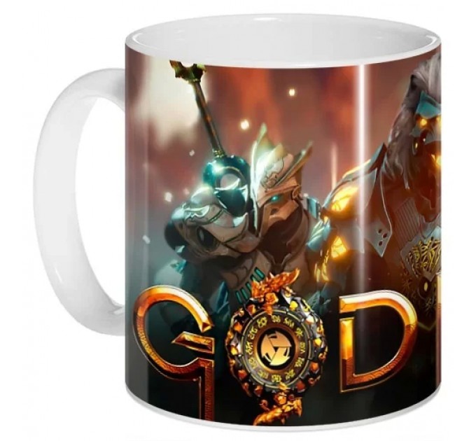 Кружка с логотипом игры Godfall 