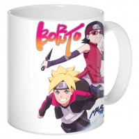 Кружка Boruto Uchiha Sarada, Sasuke & Uzumaki Boruto, Naruto