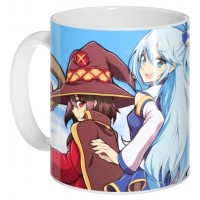 Кружка KonoSuba Megumin, Aqua, Lalatina Dustiness Ford, Kazuma Satou