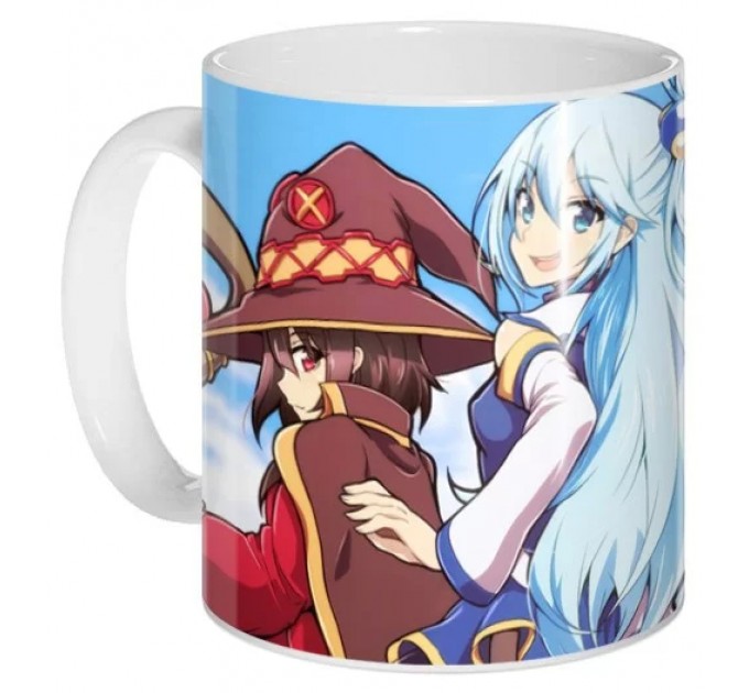 Кружка KonoSuba Megumin, Aqua, Lalatina Dustiness Ford, Kazuma Satou 