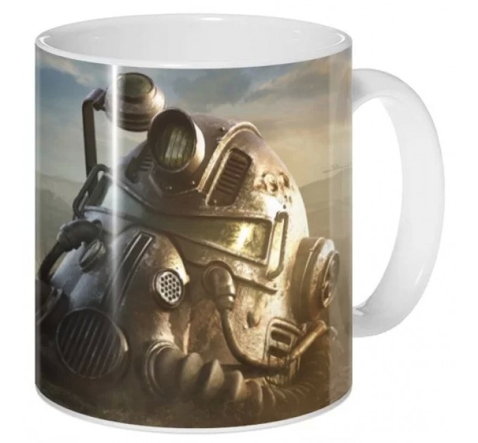 Кружка Fallout 76 - T-51 Power Armor Helmet 