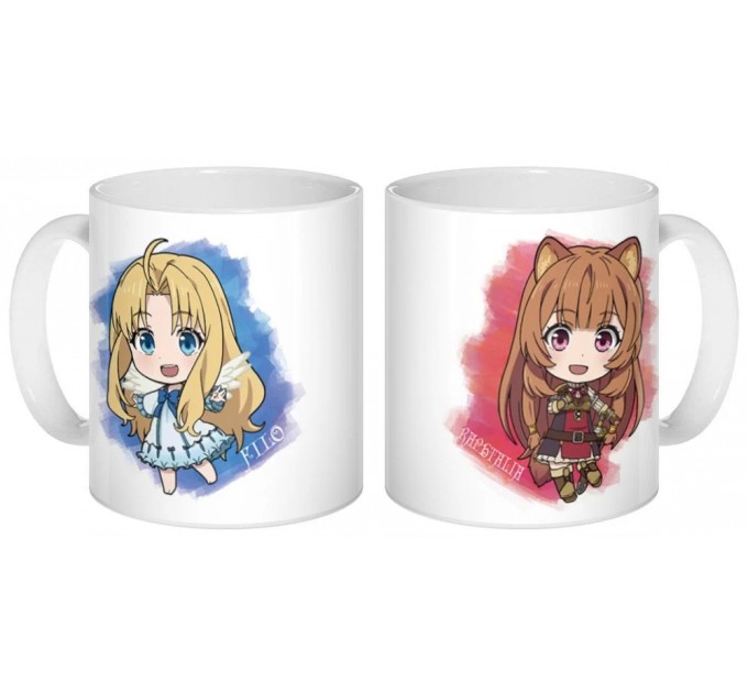 Кружка The Rising of the Shield Hero - Raphtalia и Firo 