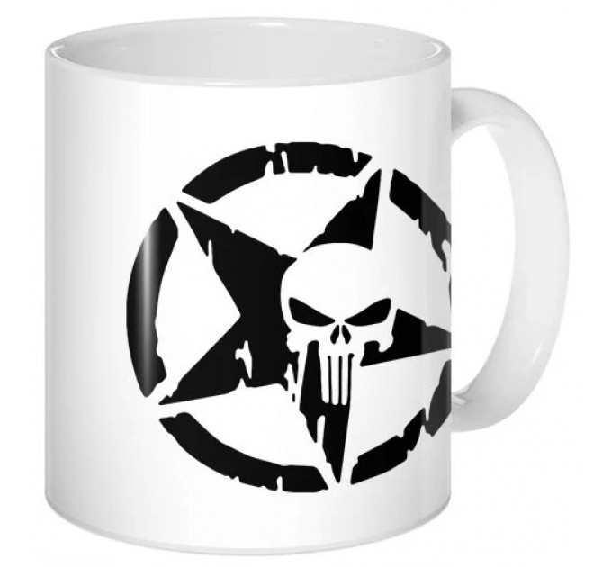 Кружка Punisher Star Skull Pentagram 