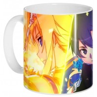 Кружка Sword Art Online: Alicization - Алиса, Юджио и Кирито