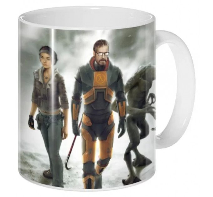 Кружка Half-Life 2 Gordon Freeman, Alyx Vance & Vortigaunt 