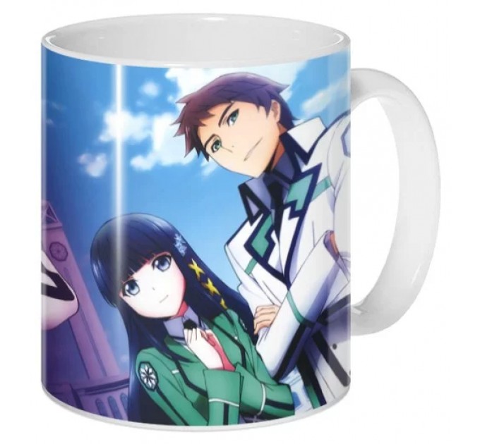 Кружка Mahouka Koukou no Rettousei - Leonhardt Saijou, Miyuki Shiba, Tatsuya Shiba 