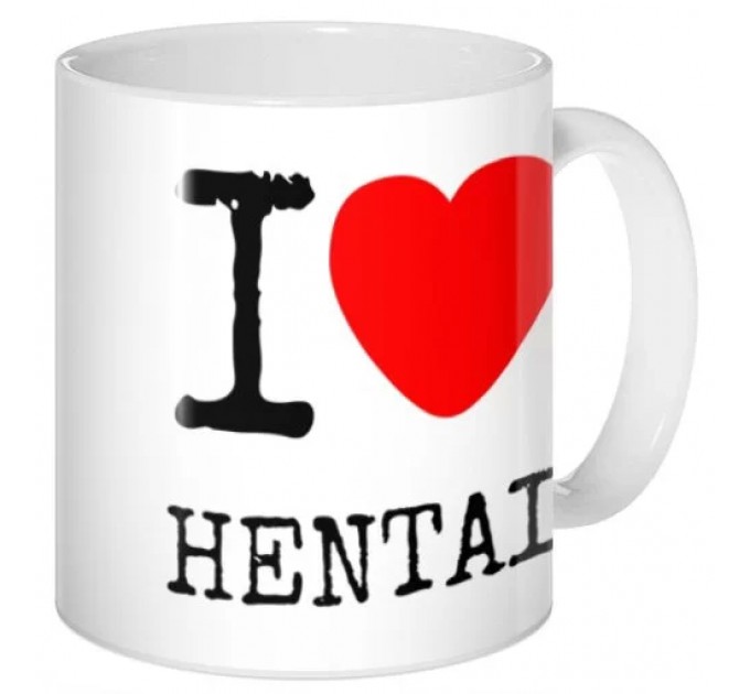 Кружка I <3 Hentai 