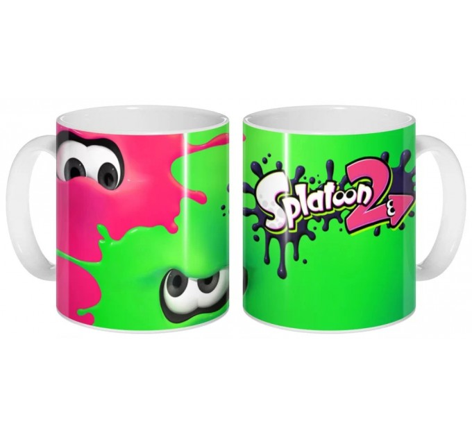 Кружка Splatoon 2 - Pink & Green Squid 