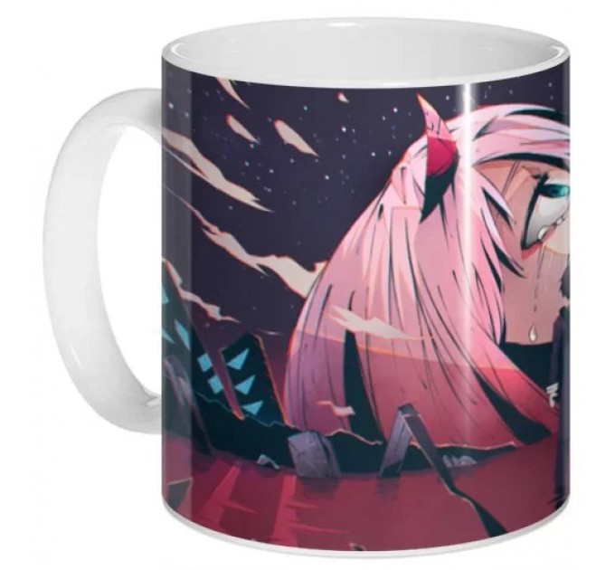 Кружка Милый во Франкcе - Hiro и Zero Two 