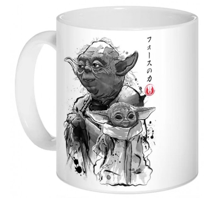 Кружка Sumi-e The Mandalorian - Old and Young 