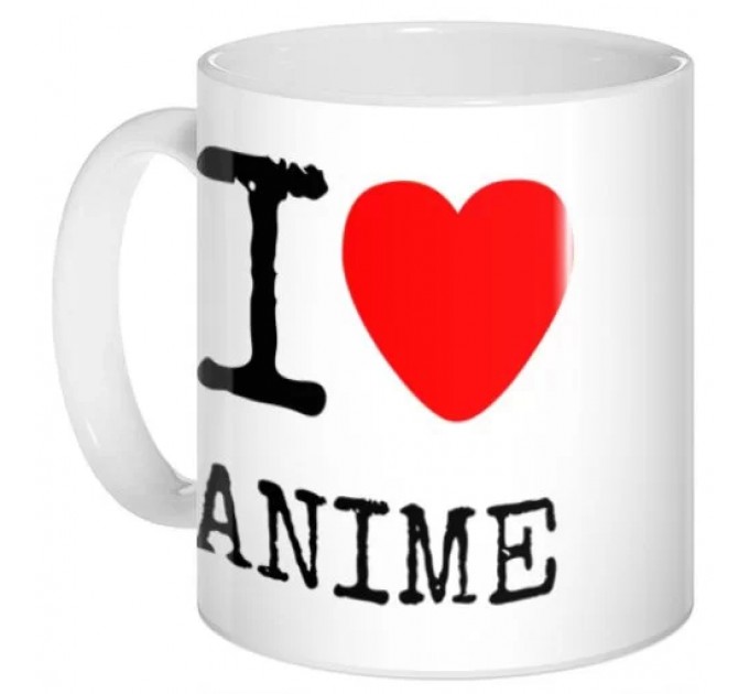 Кружка I <3 Anime 