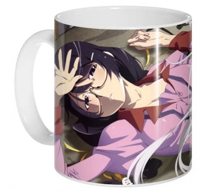 Кружка Bakemonogatari - Hitagi Senjougahara, Tsubasa Hanekawa 