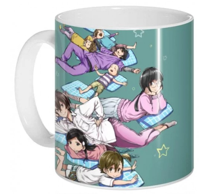 Кружка с героями манги Barakamon Sleepwear Ver. 