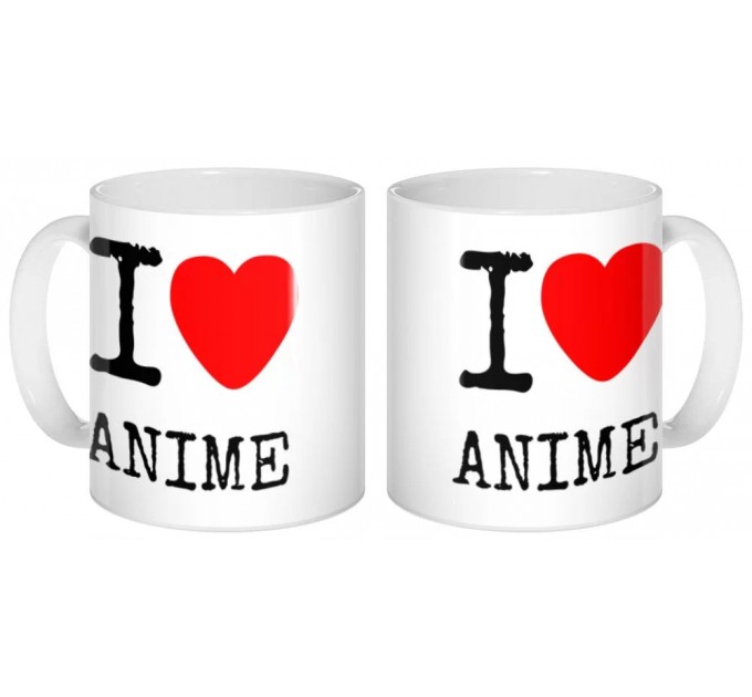 Кружка I <3 Anime 