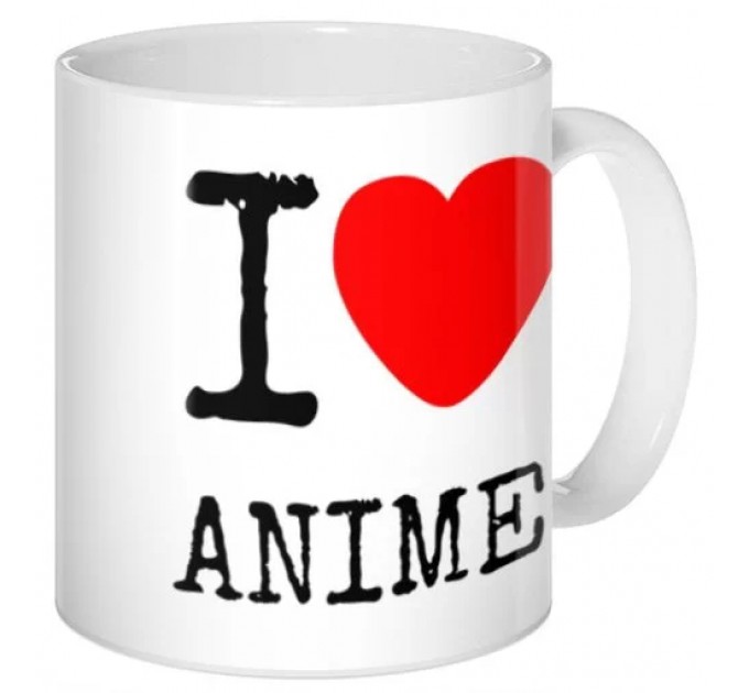 Кружка I <3 Anime 