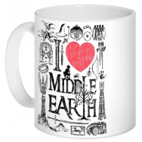 Кружка I love Middle Earth