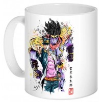Кружка JoJo - Bizarre Adventure Watercolor