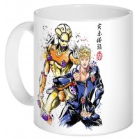 Кружка JoJo - Gold Experience Watercolor