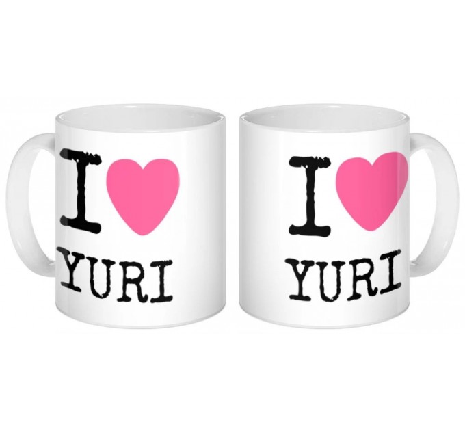 Кружка I <3 Yuri 