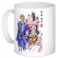 Кружка JoJo - Killer Queen Watercolor